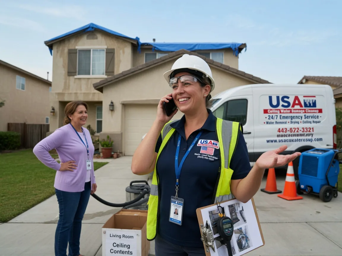 Ceiling Water Damage Restoration Saline, MI FAQs
